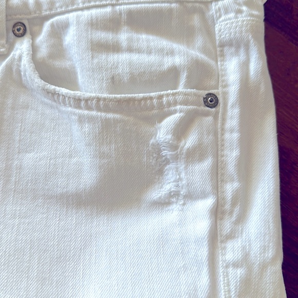 7 For All Mankind White Slimmy Jeans - Picture 6 of 9